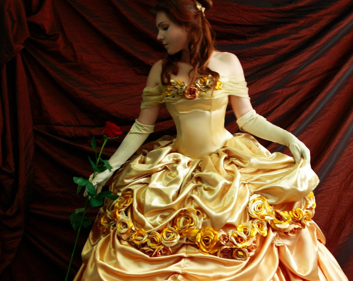 gold belle dress The Belle Wedding Gowns
