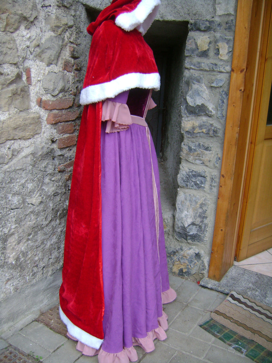 strapless open back dress Beauty and the beast Belle pink dress – Cosplayrr