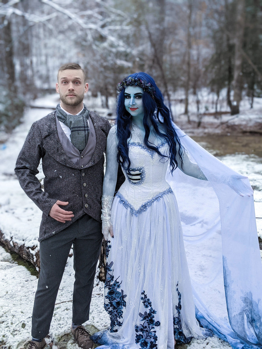 Corpse Bride Emily Costume Cosplay Dress Gown Adult SAMPLE SALE – Cosplayrr Corpse Bride Emily Costume Cosplay Dress Gown Adult SAMPLE SALE – Cosplayrr