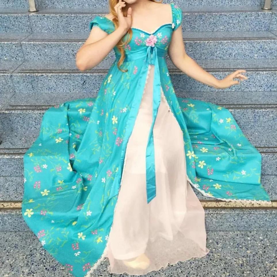 Enchanted Giselle Dress Giselle Floral Dress Cosplay Costume Cosplayrr Enchanted Giselle Dress Giselle Floral Dress Cosplay Costume Cosplayrr
