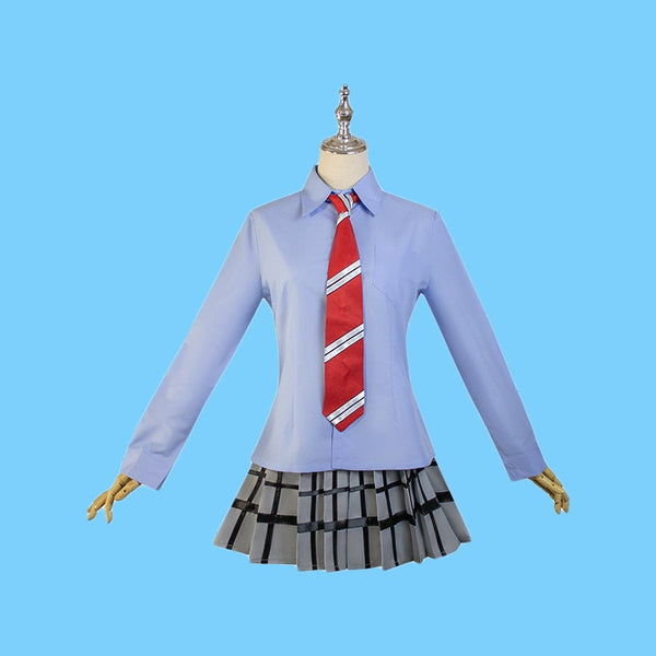 Your Lie in April Cosplay Wig Men and Women School Uniform Halloween Costumes Props Miyazono Kaori Costumes Arima Kousei Cos Costumes