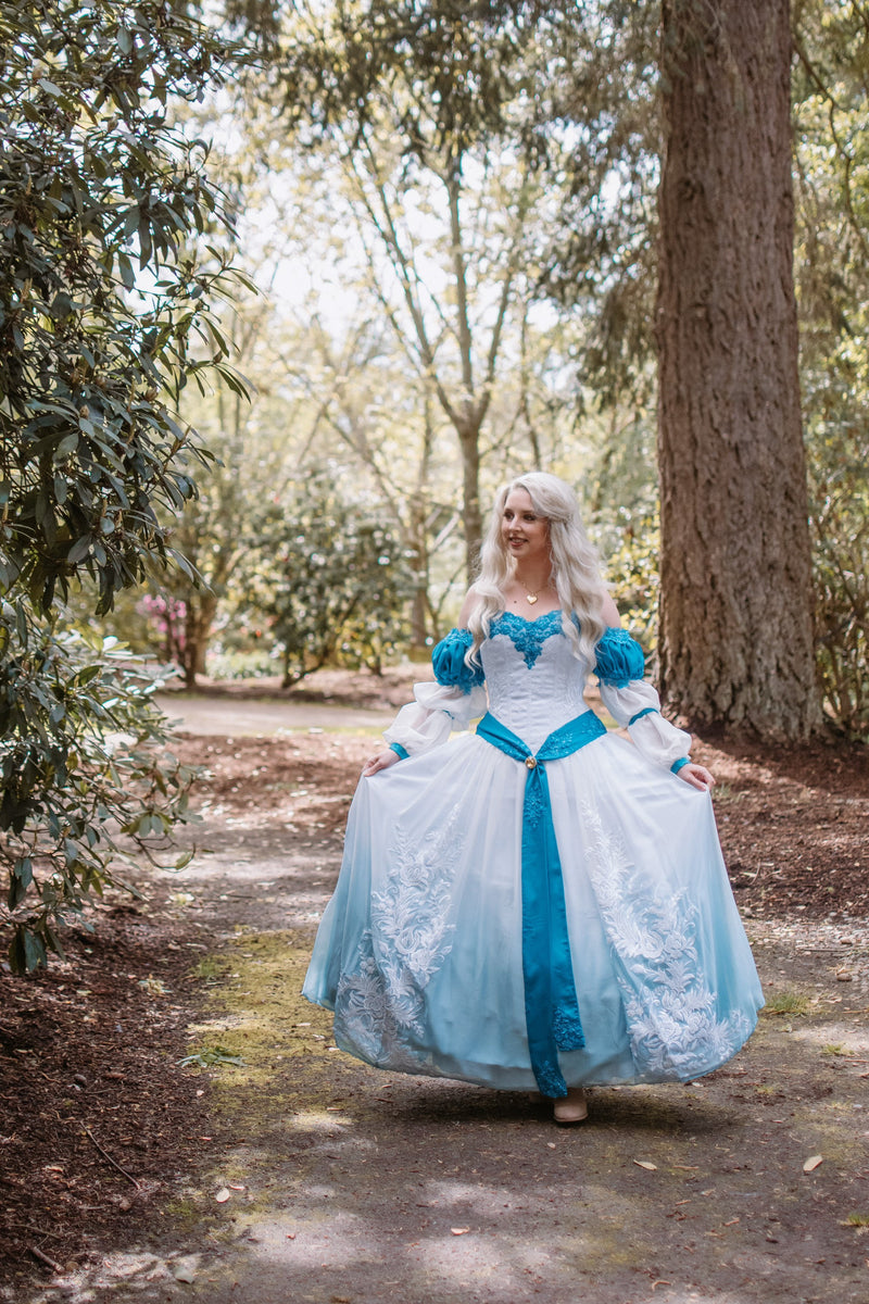 Odette Swan Princess Dress Costume Cosplay Corset Adult Women SAMPLE S – Cosplayrr