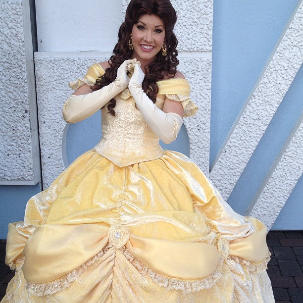 Princess Belle Costume Belle Dress Ball Gown – Cosplayrr