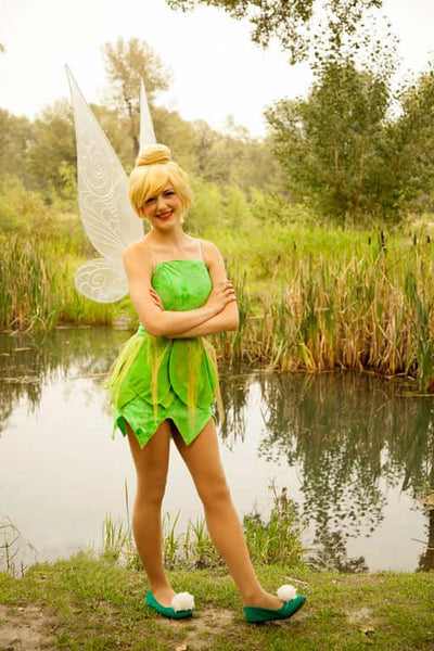 Tinkerbell Costume Tinker Bell Dress Cosplay Costume with Wings