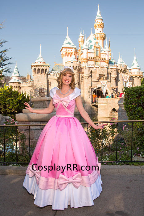 Cinderella pink dress for adult plus size Cosplayrr