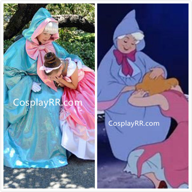 Cinderella's Fairy Godmother Dress Cosplay Costume Plus Size Cosplayrr Cinderella's Fairy Godmother Dress Cosplay Costume Plus Size Cosplayrr