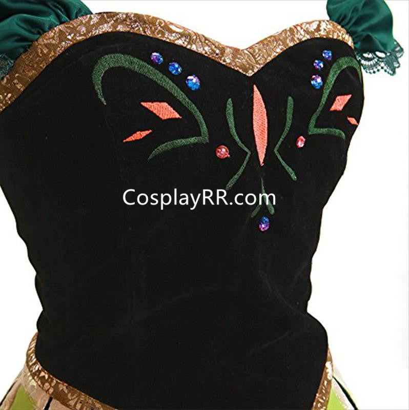 Adult plus size anna store costume