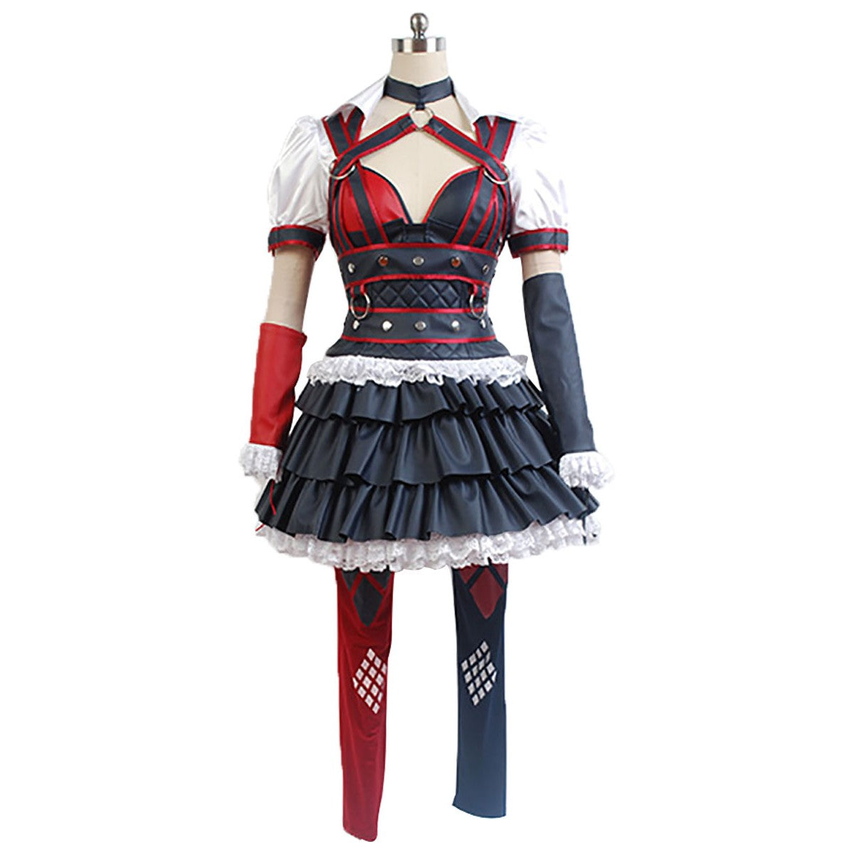 sachin and babi light blue dress Suicide Squad Harley Quinn Sequin Chemise Costume Dress with Fringe main image 0