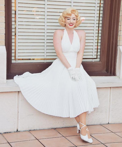 Marilyn Costume Dress Dance Costume for Women Girls Kids