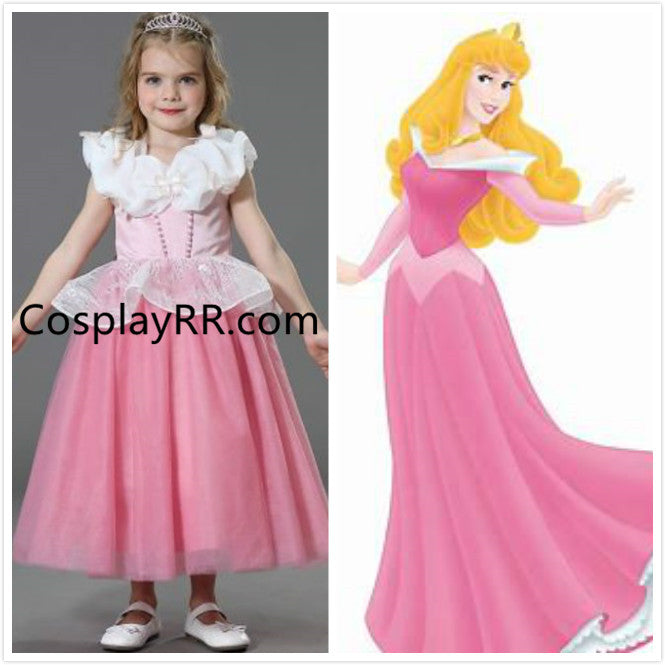 Princess Aurora dress pink costume girls toddler – Cosplayrr
