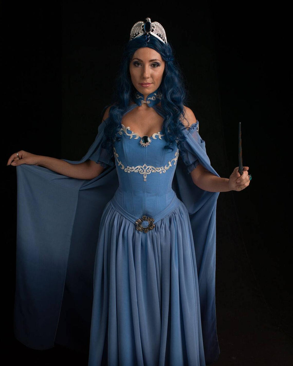 Rowena Ravenclaw witch dress cosplay costume Cosplayrr Rowena Ravenclaw witch dress cosplay costume Cosplayrr