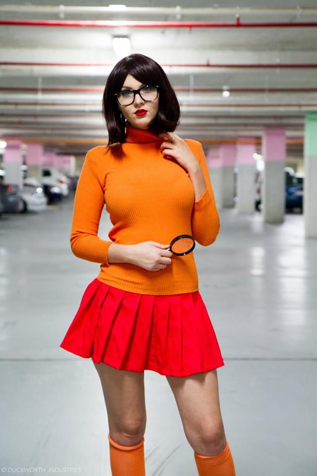 Plus Size Classic Scooby Doo Velma Costume For Adults