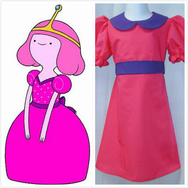 Costume Cosplay Size 18mo 2 3 4 5 6 7 8 9 10 11 12 Free US Shipping Child's Princess Bubblegum Adventure Time