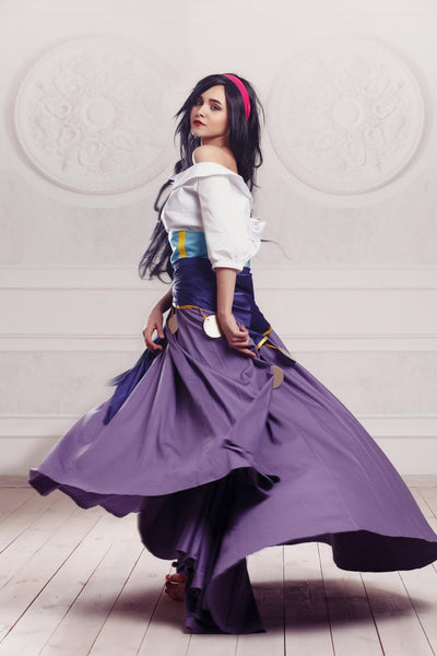 The Hunchback of Notre Dame Romani hunchback Quasimodo adult Halloween costume Esmeralda cosplay costume gypsy dress