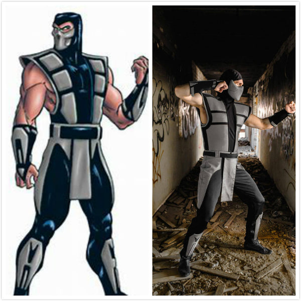 Ninja outfit Halloween costume Smoke cosplay costume from The Ultimate Mortal Kombat