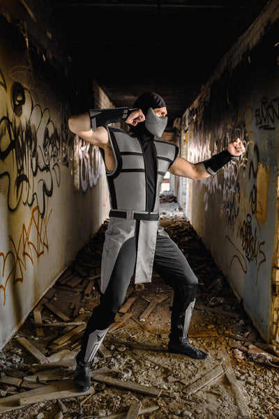 Ninja outfit Halloween costume Smoke cosplay costume from The Ultimate Mortal Kombat