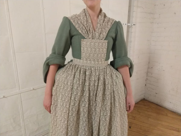18th century dress with apron Chocolate girl