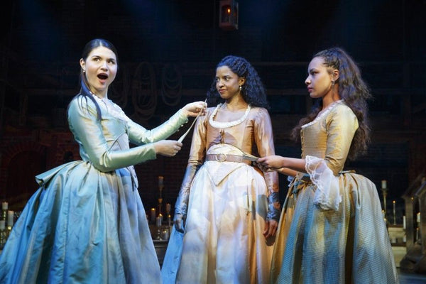 Schuyler Sisters 18th century gown