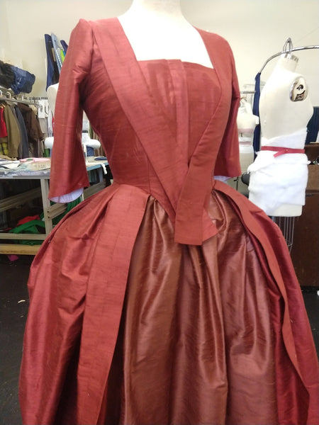 Schuyler Sisters 18th century gown