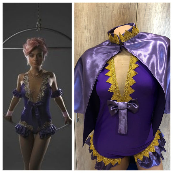 Cosplay costume Anne Wheeler Cape Glove Bodysuite Greatest Showman Costume for Women Girls Anne Wheeler costume The Greatest Showman costume