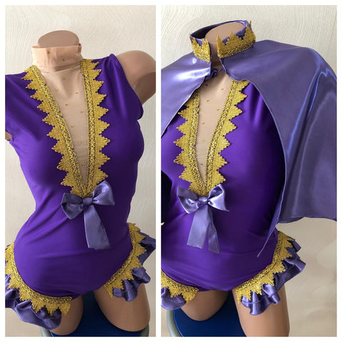 Anne Wheeler Cape Glove Bodysuite Greatest Showman Costume for Women Girls Cosplay costume The Greatest Showman costume Anne Wheeler costume