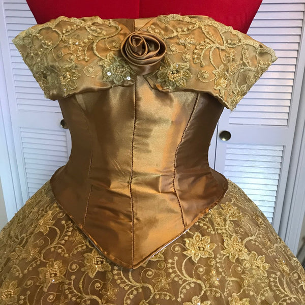 Belle's Gold Dress Costume