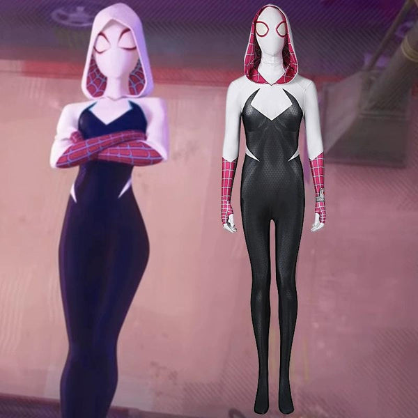 Women's Jumpsuits Zentai Bodysuits Halloween Gwen Outfit 2023 Spider Gwen Cosplay Costume