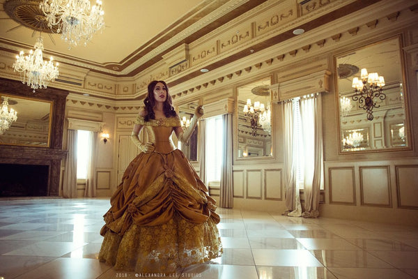 Belle's Gold Dress Costume