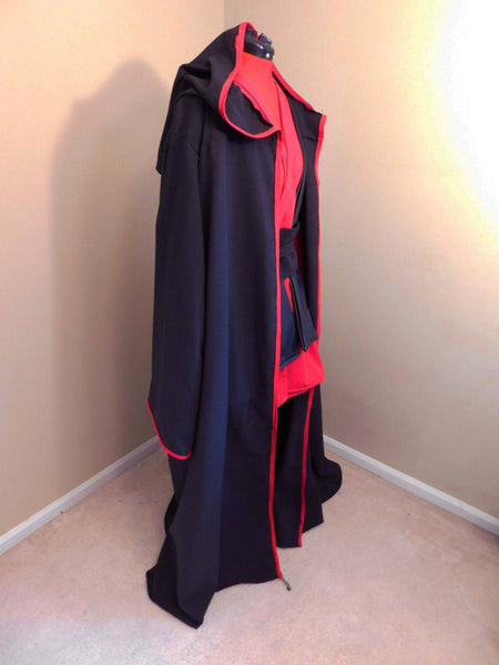 Tunic Obi and Tabbard Costume Star Wars Red Sith Robe