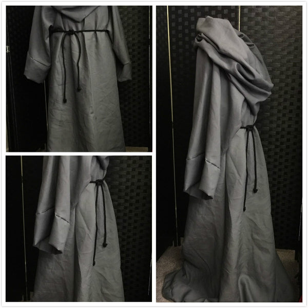 Grey linen custom made for you Maester robe game of thrones
