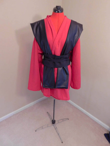 Tunic Obi and Tabbard Costume Star Wars Red Sith Robe
