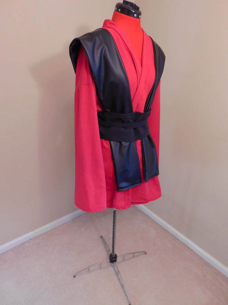 Tunic Obi and Tabbard Costume Star Wars Red Sith Robe