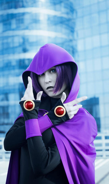 Teen titans go party Halloween cartoon network clothing comics Young justice Raven from Teen Titans Go cosplay costume