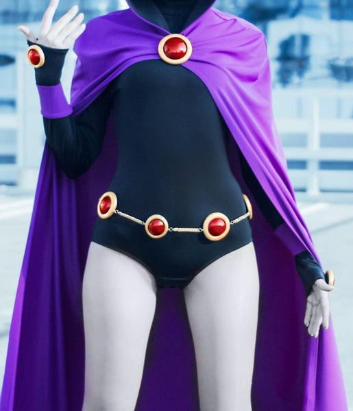 Teen titans go party Halloween cartoon network clothing comics Young justice Raven from Teen Titans Go cosplay costume