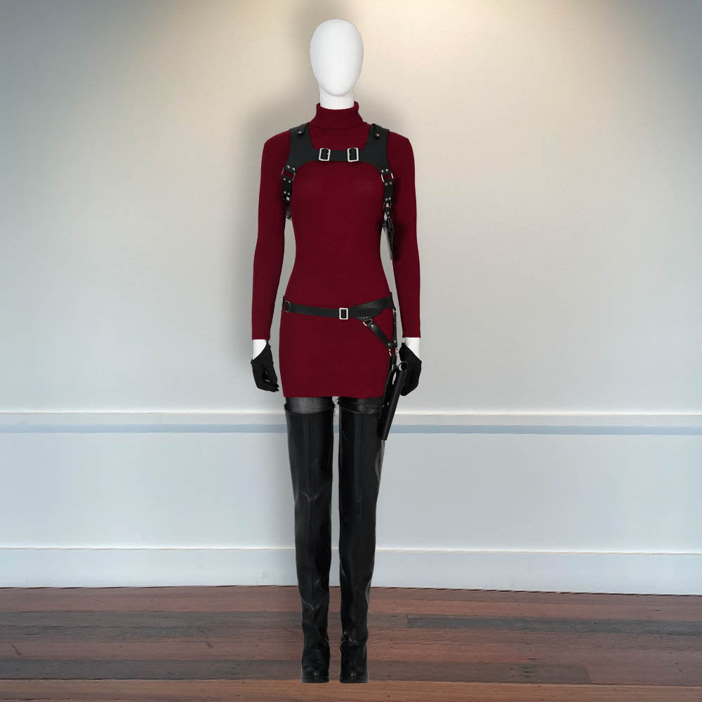Outfit Resident Evil 4 Remake Halloween Outfit Ada Wong Cosplay Costume