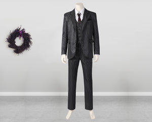 Costume Cosplay Suit Halloween Men's Outfit The Addams Family 2022 Gomez Addams