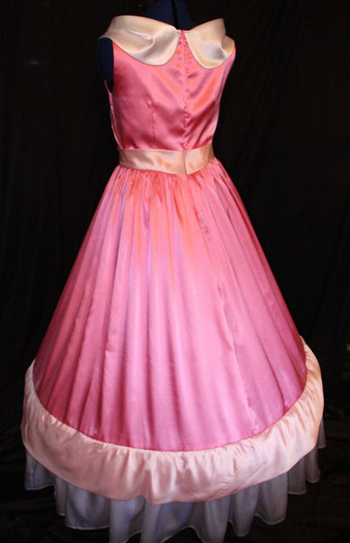Costume Made By the Mice Custom Cosplay Adult Cinderella Pink Gown