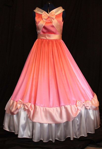 Costume Made By the Mice Custom Cosplay Adult Cinderella Pink Gown