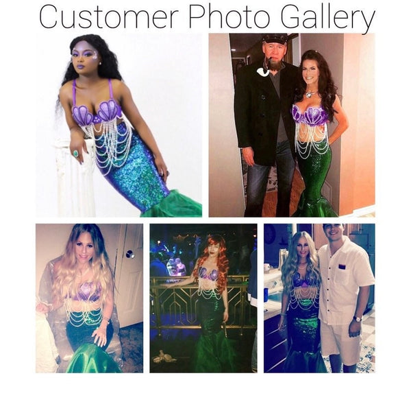 Made by the Original Designer Ariel Halloween Costume Each Item Sold Separate Adult Mermaid Costume