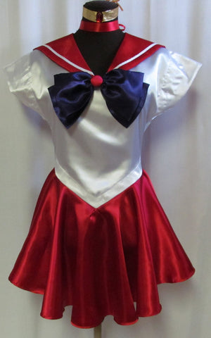 Crossplay Scout Fuku Innter Senshi Anime Manga Size 4 6 8 10 12 14 Sailor Moon Adult Women's Sailor Mars Cosplay Costume