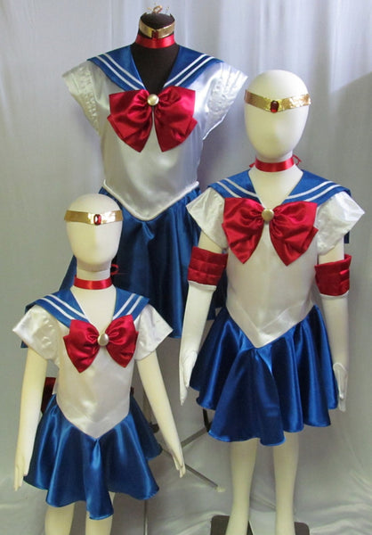 Crossplay Scout Fuku Inner Senshi Anime Manga Size 4 6 8 10 12 14 Unisex Adult Women's Sailor Moon Cosplay Costume