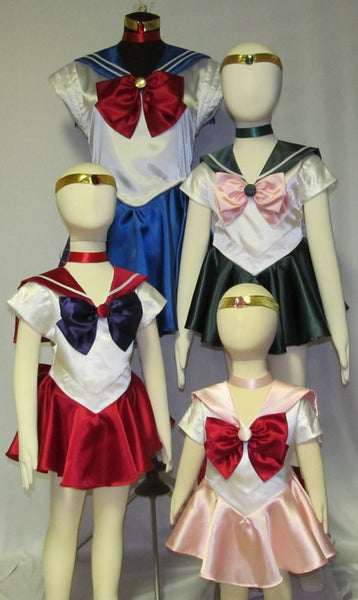 Crossplay Scout Fuku Inner Senshi Anime Manga Size 4 6 8 10 12 14 Unisex Adult Women's Sailor Moon Cosplay Costume