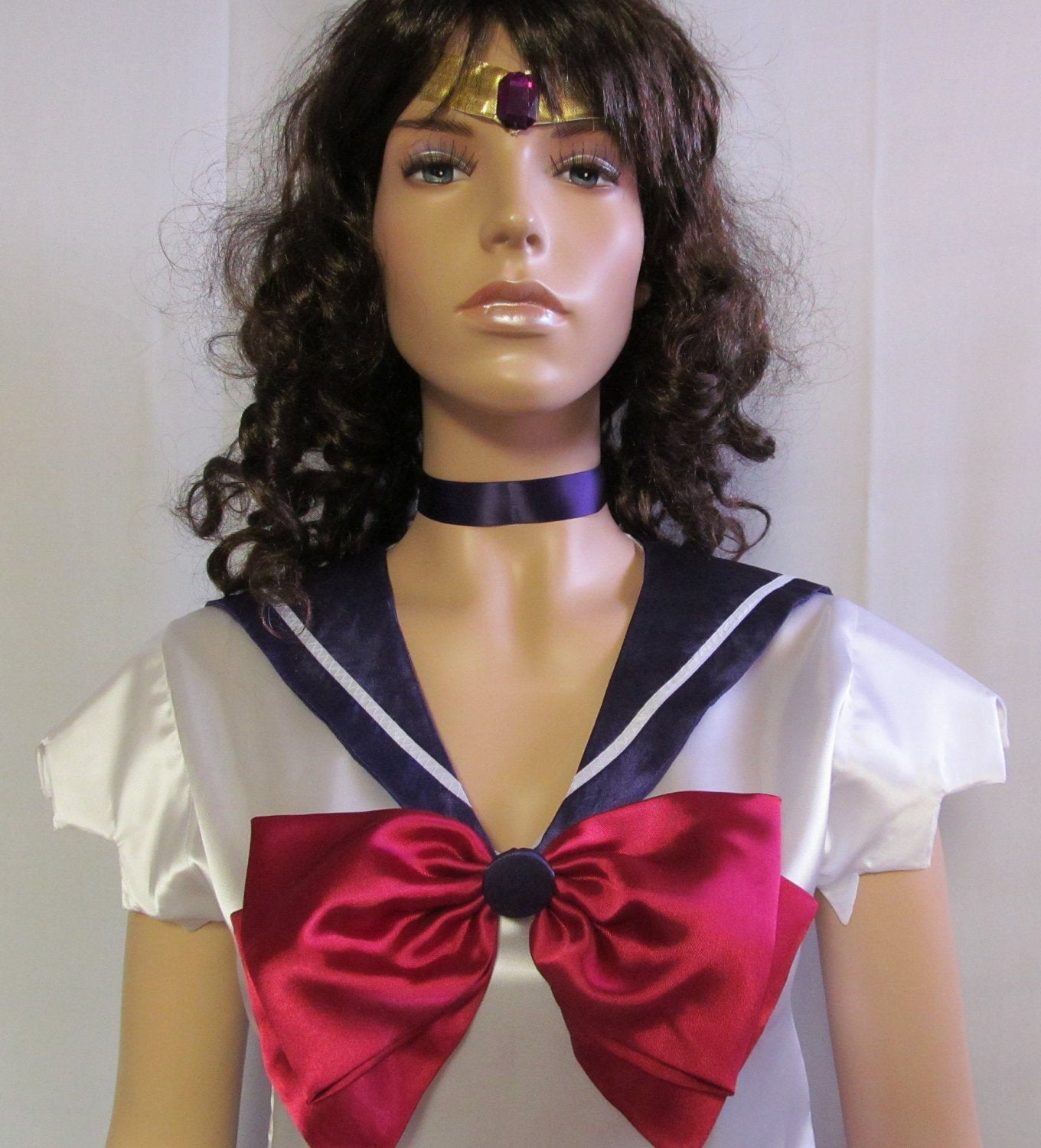 Crossplay Scout Fuku Outer Senshi Anime Manga Size 4 6 8 10 12 14 Sailor Moon Adult Women's Sailor Saturn Cosplay Costume