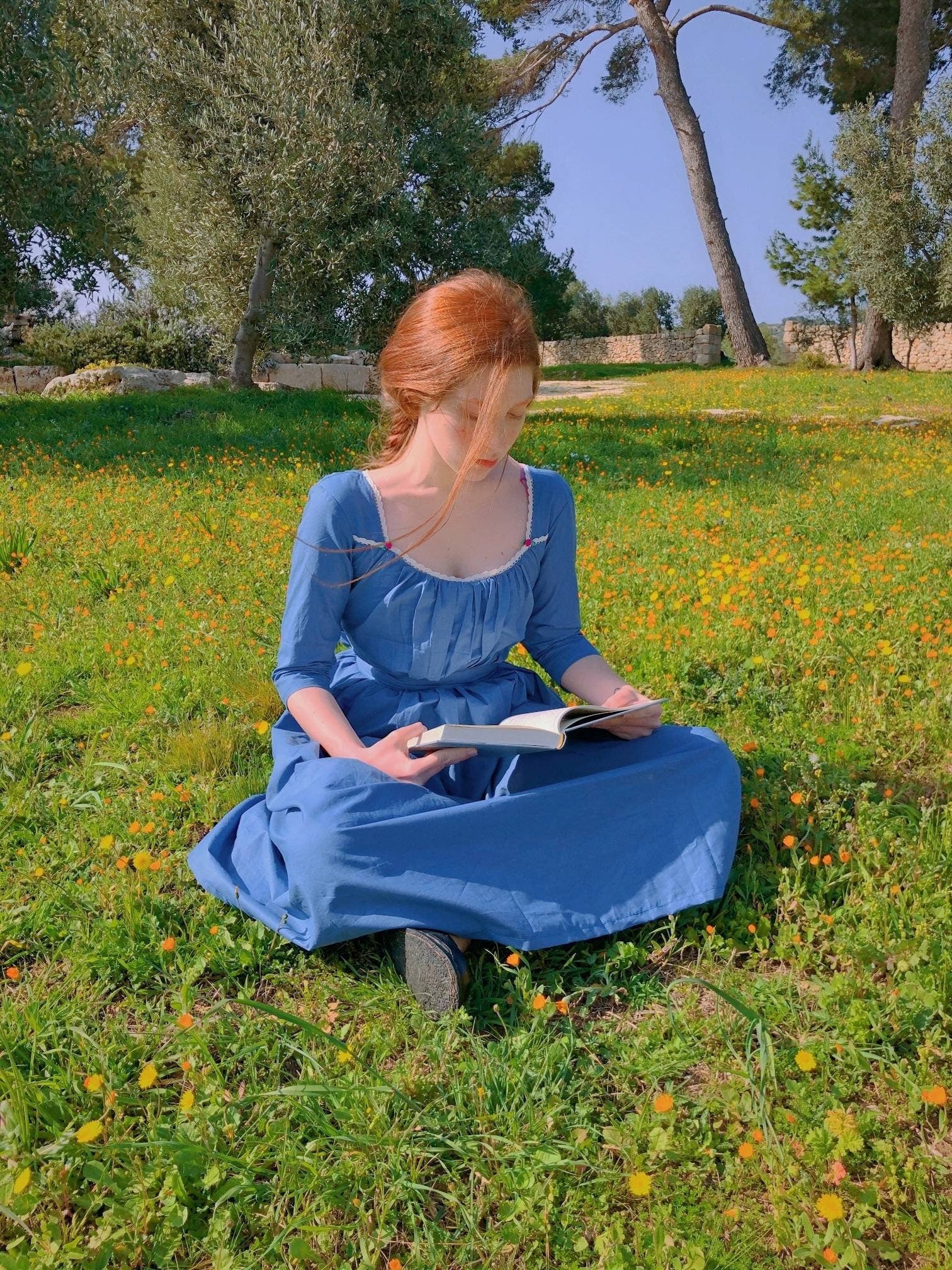 Delightful Pure Cotton Elegant Dress Pride And Prejudice Inspired With Cosplayrr Delightful Pure Cotton Elegant Dress Pride And Prejudice Inspired With Cosplayrr