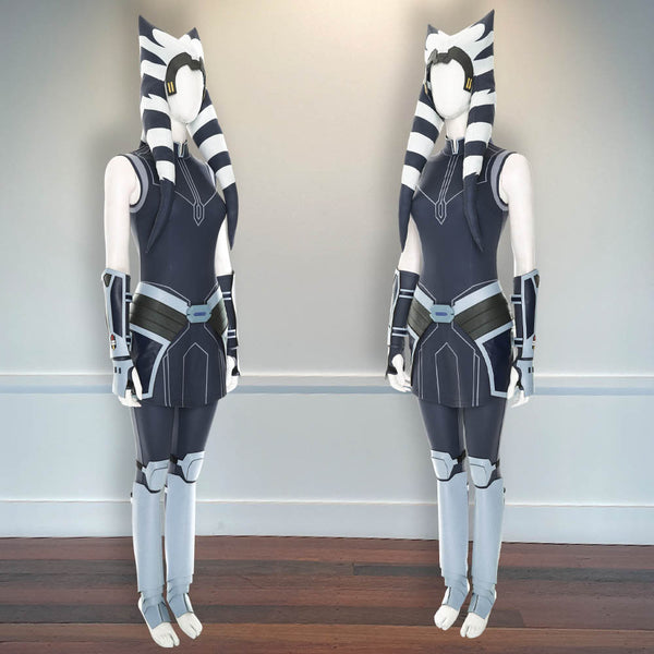 Outfit Star Wars Halloween Outfit Ahsoka Tano The Clone Wars Cosplay Costume
