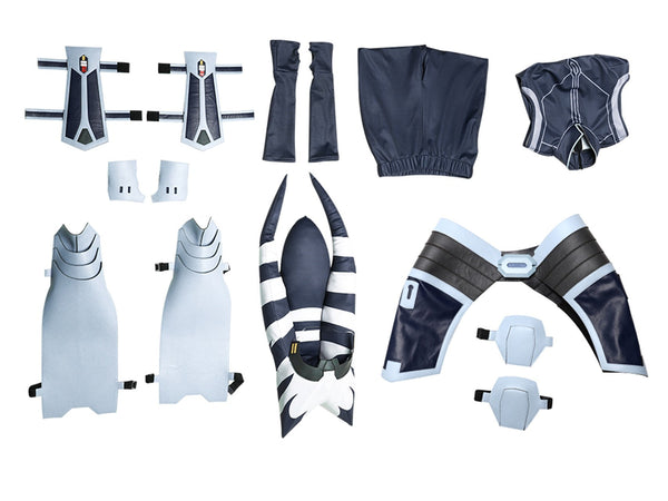 Outfit Star Wars Halloween Outfit Ahsoka Tano The Clone Wars Cosplay Costume