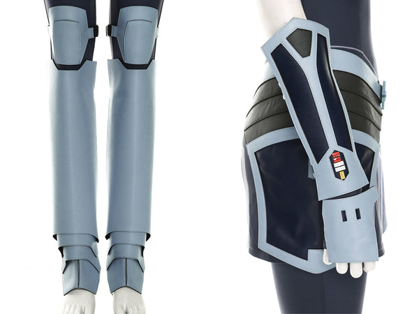 Outfit Star Wars Halloween Outfit Ahsoka Tano The Clone Wars Cosplay Costume