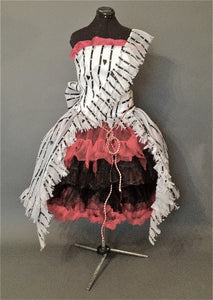 Red Um Dress Recreation Costume-Alice in Wonderland
