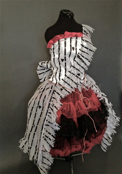 Red Um Dress Recreation Costume-Alice in Wonderland
