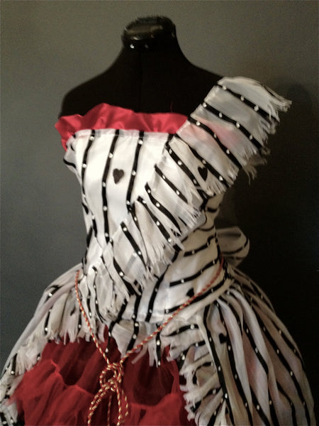 Red Um Dress Recreation Costume-Alice in Wonderland